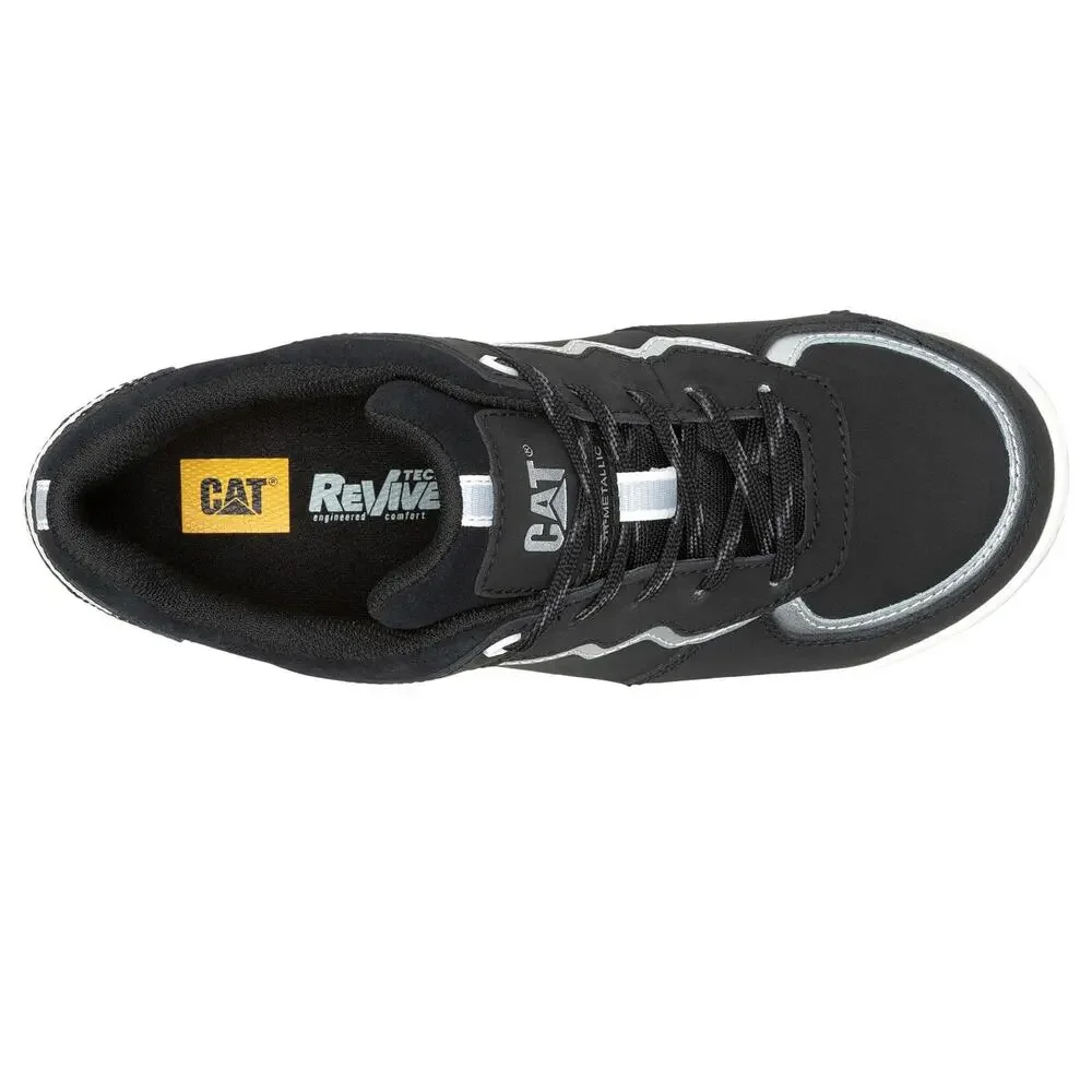 CATERPILLAR STREAMLINE COURT CT BLACK NUBUCK/SILVER 9 B (M)